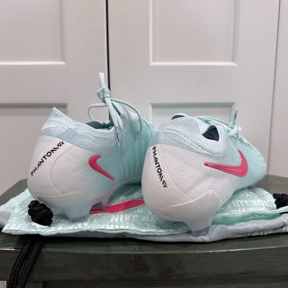 New Nike Phantom GX 2 Elite FG Low Soccer Cleats Light Blue Size 13 FJ2559-300 main image 5